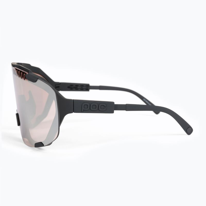 Bicycle goggles POC Devour uranium black/clarity trail silver 4