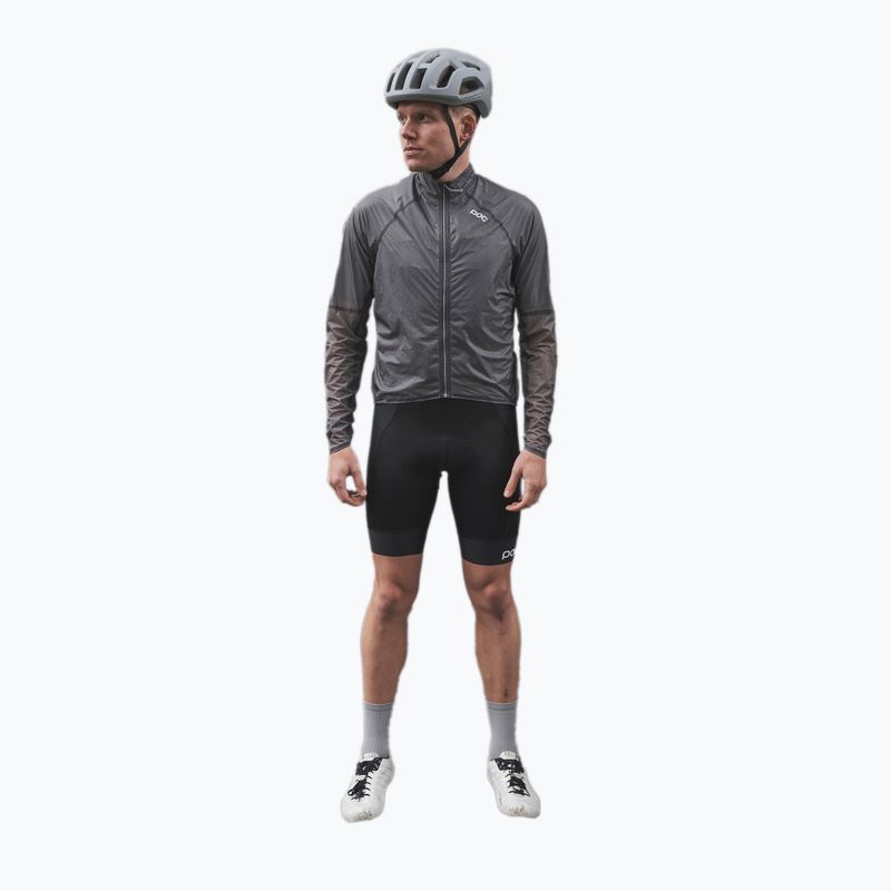 Men's cycling jacket POC The Supreme Rain sylvanite grey
