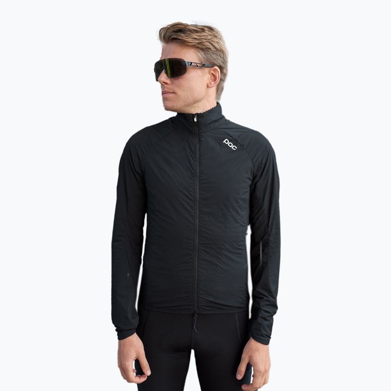 Men's cycling jacket POC Pro Thermal uranium black