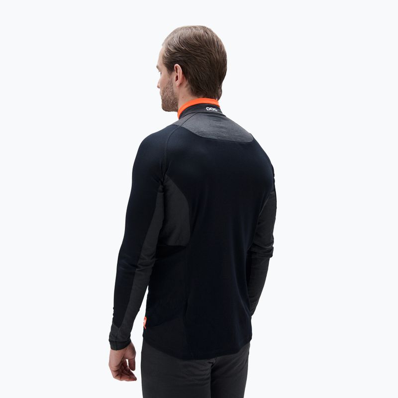 Thermoactive sweatshirt POC Resistance Layer Jersey uranium black 3