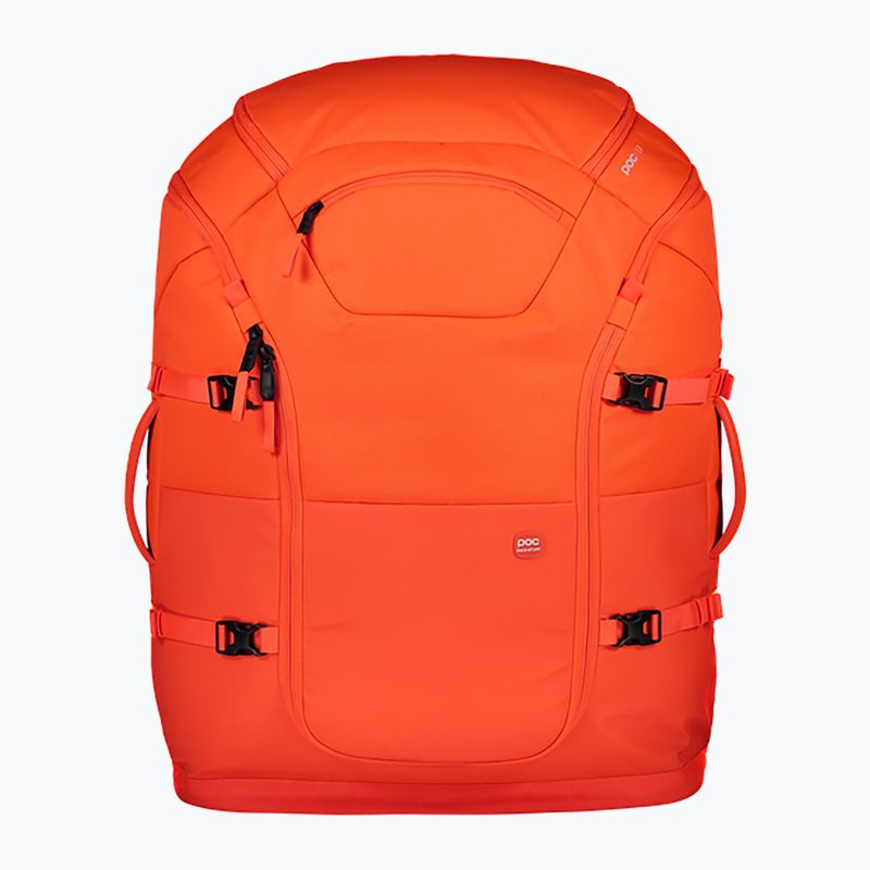 POC Race 130 l fluorescent orange ski backpack