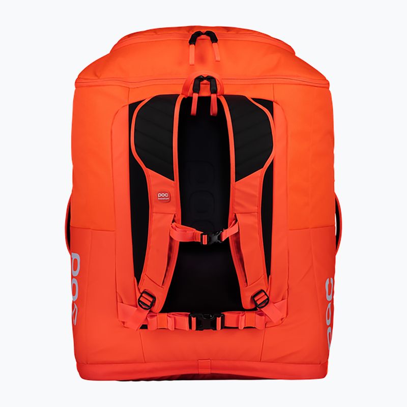 POC Race 130 l fluorescent orange ski backpack 2