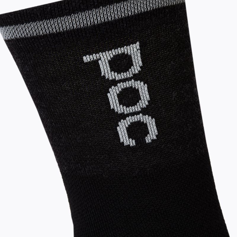 Cycling socks POC Thermal Mid sylvanite grey/uranium black 3