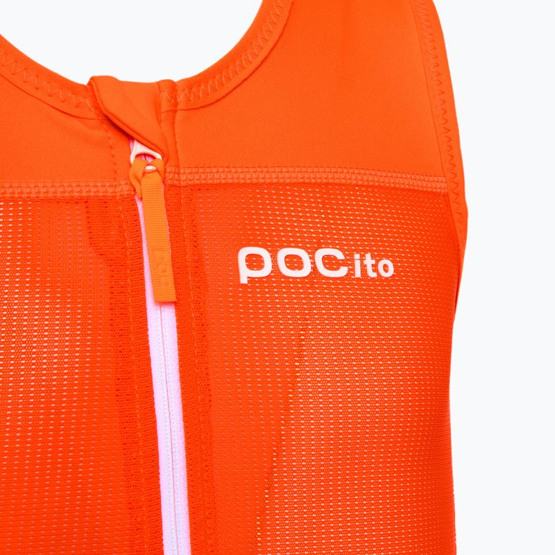 Child safety waistcoat POC POCito VPD Air Vest fluorescent orange 3