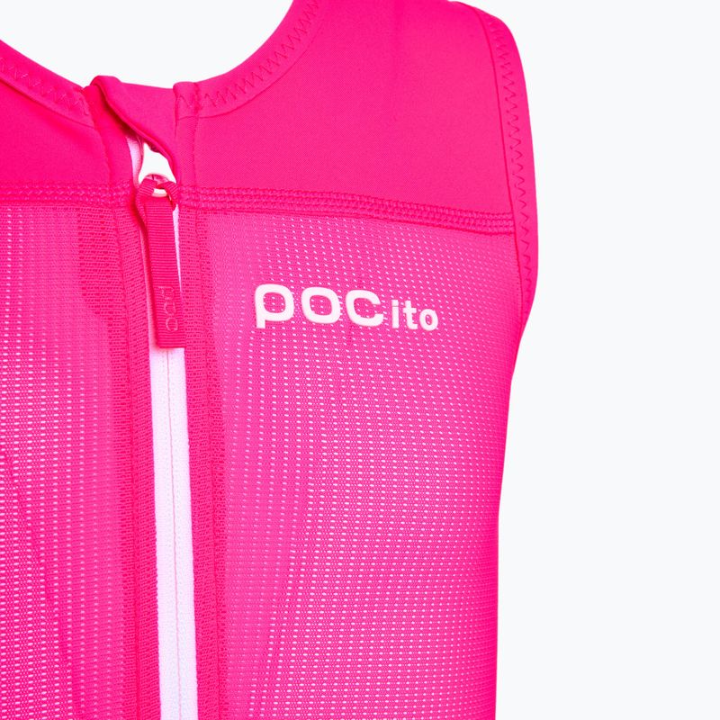 Child safety waistcoat POC POCito VPD Air Vest fluorescent pink 3