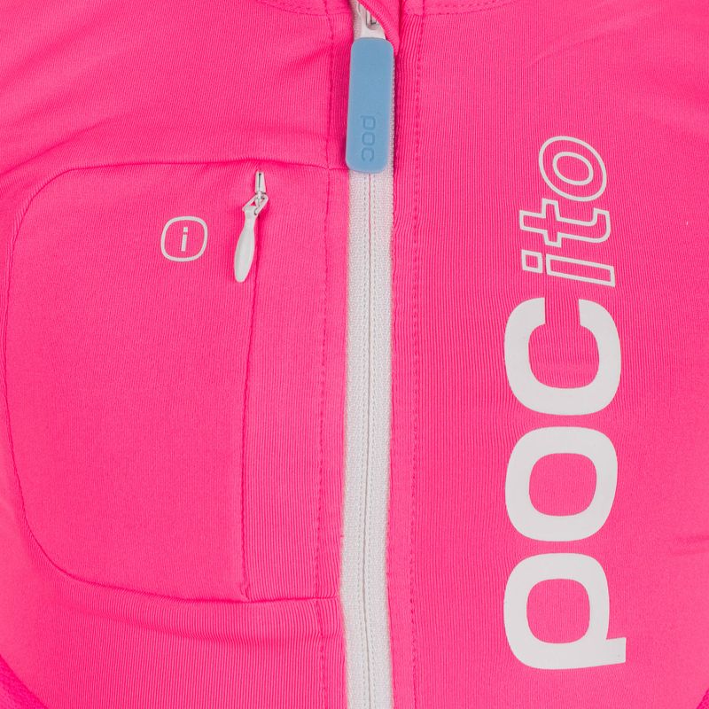 Child safety waistcoat POC POCito VPD Air Vest fluorescent pink 4