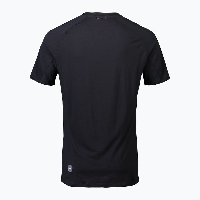 Men's cycling jersey POC Light Merino uranium black 2