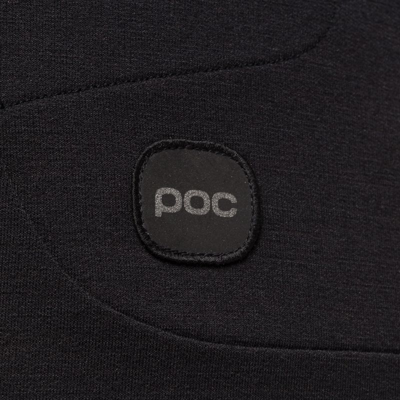 Men's trekking sweatshirt POC Merino Zip Hood uranium black 5