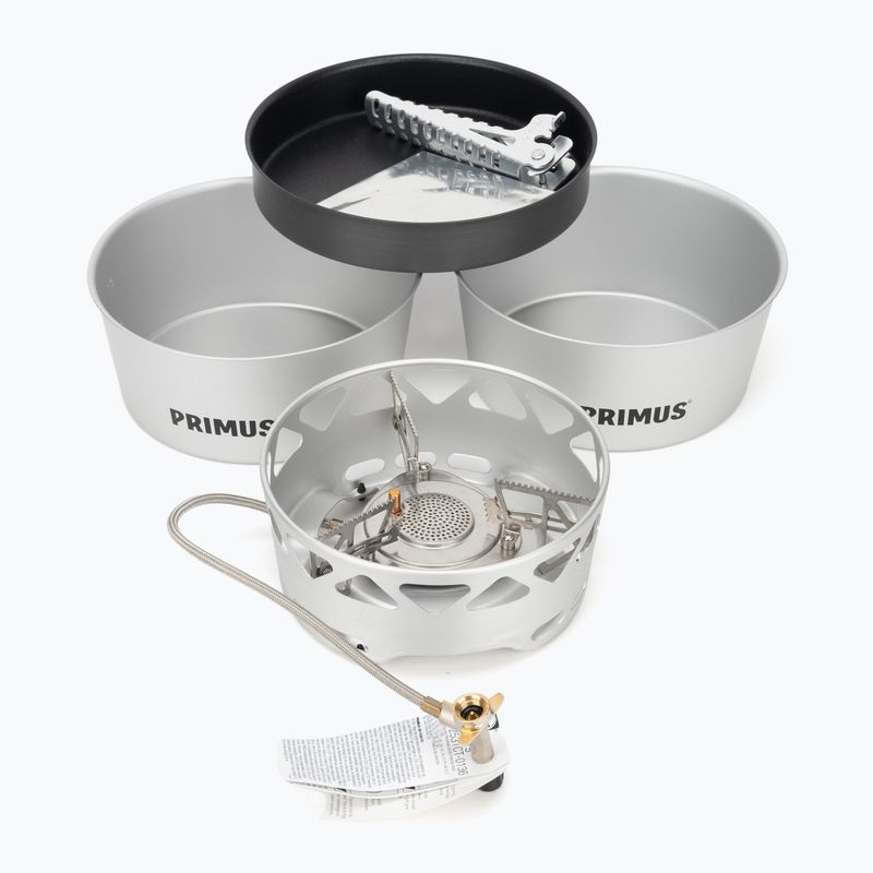 Primus Essential Stove silver travel cooker with pots P351030 2