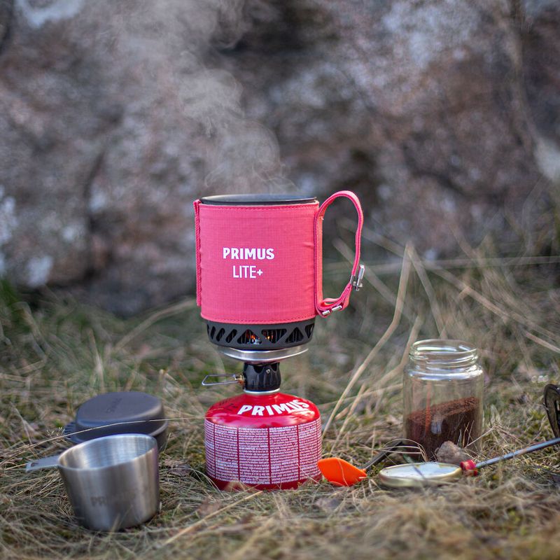 Primus Lite Plus Stove System pink cooking set 5