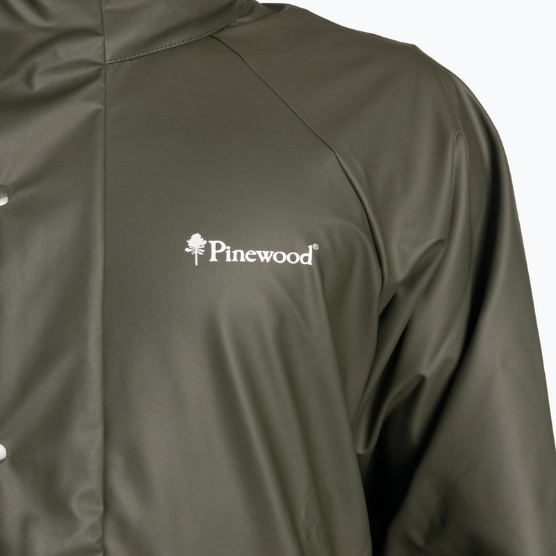 Men's Pinewood Gremista green rain jacket 3