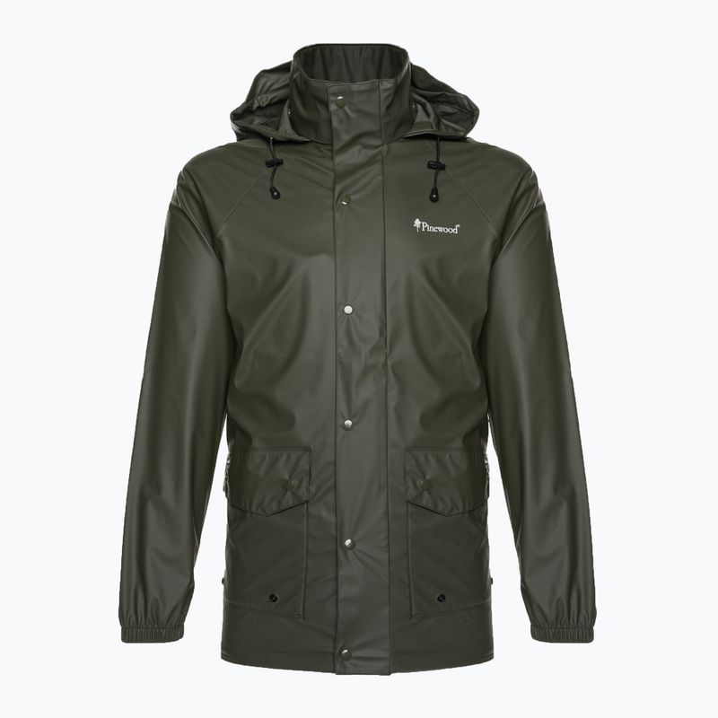 Men's Pinewood Gremista green rain jacket 7