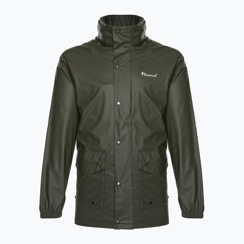 Men's Pinewood Gremista green rain jacket 8