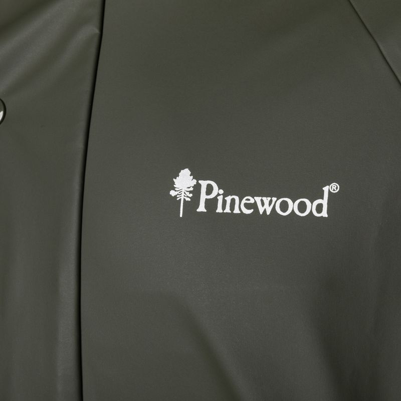 Men's Pinewood Gremista green rain jacket 10