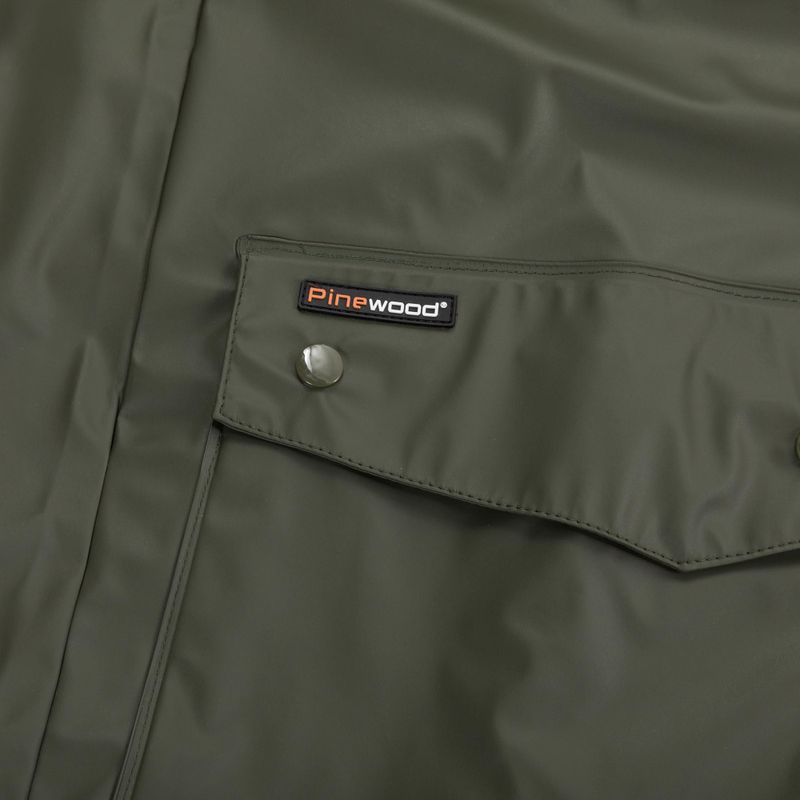 Men's Pinewood Gremista green rain jacket 11