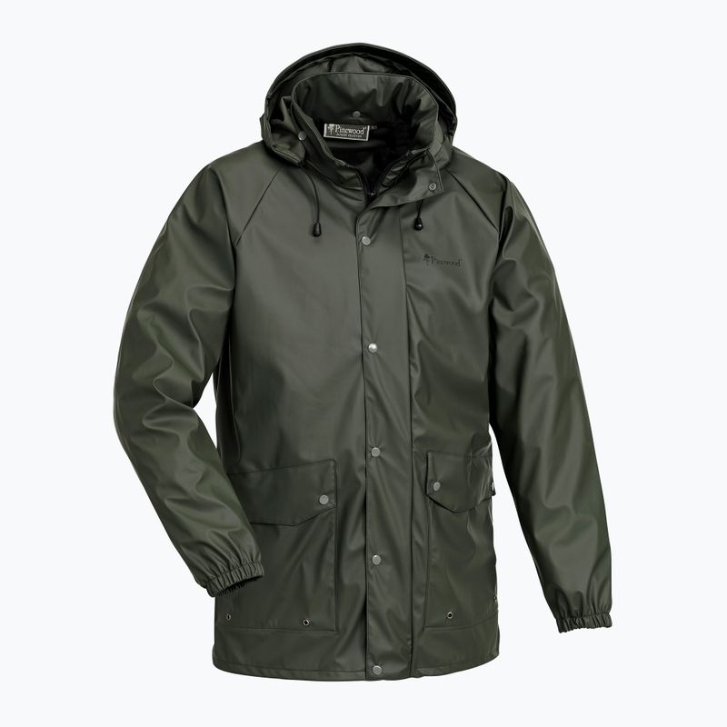 Men's Pinewood Gremista green rain jacket 12