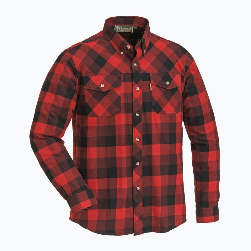 Men's shirt Pinewood Lumbo red/black