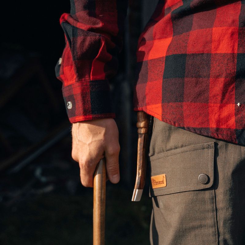 Men's shirt Pinewood Lumbo red/black 4