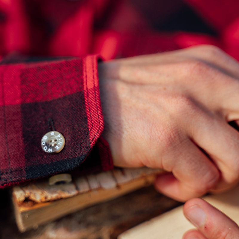 Men's shirt Pinewood Lumbo red/black 8