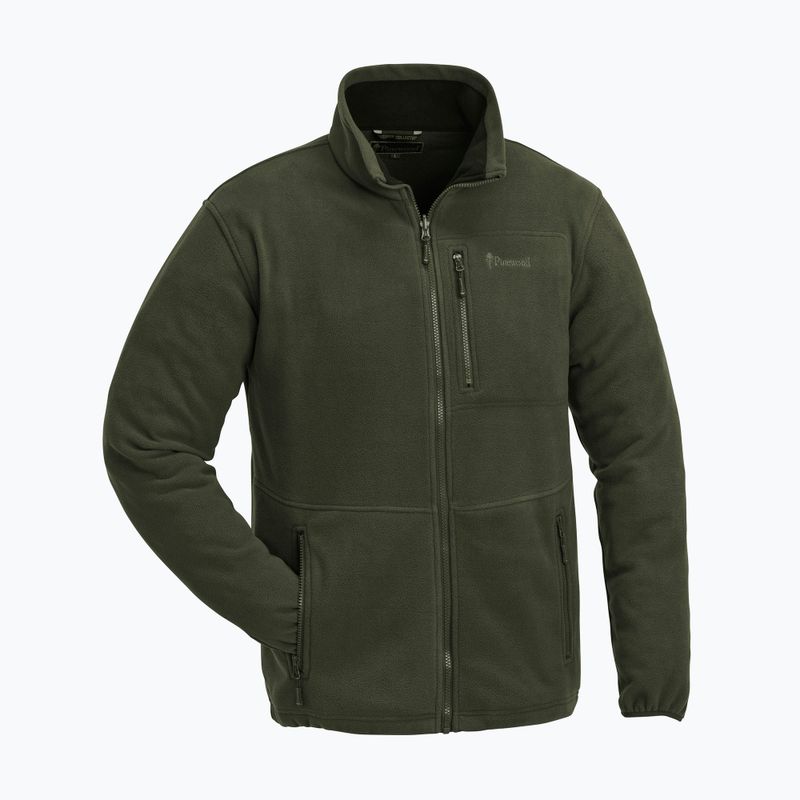 Men's Pinewood Finnveden Fleece trekking sweatshirt green