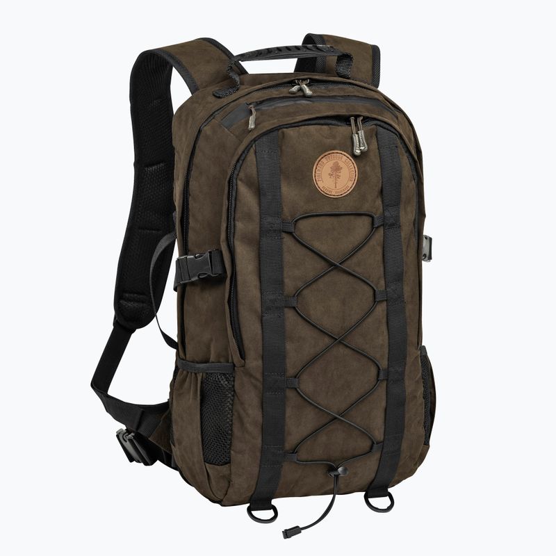 Pinewood Outdoor 22 l suede brown hiking backpack 5