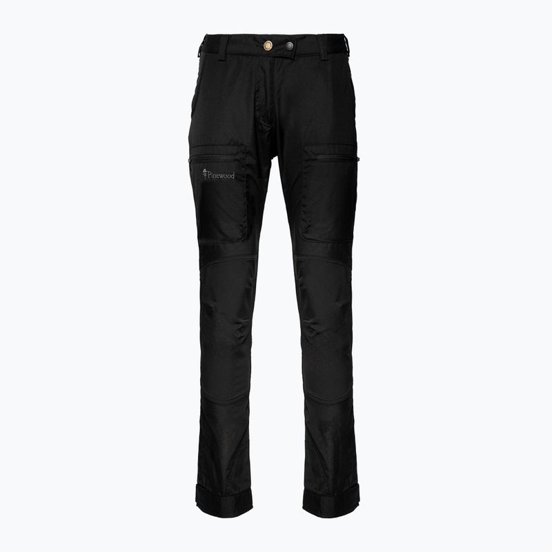 Women's trekking trousers Pinewood Caribou TC black/black