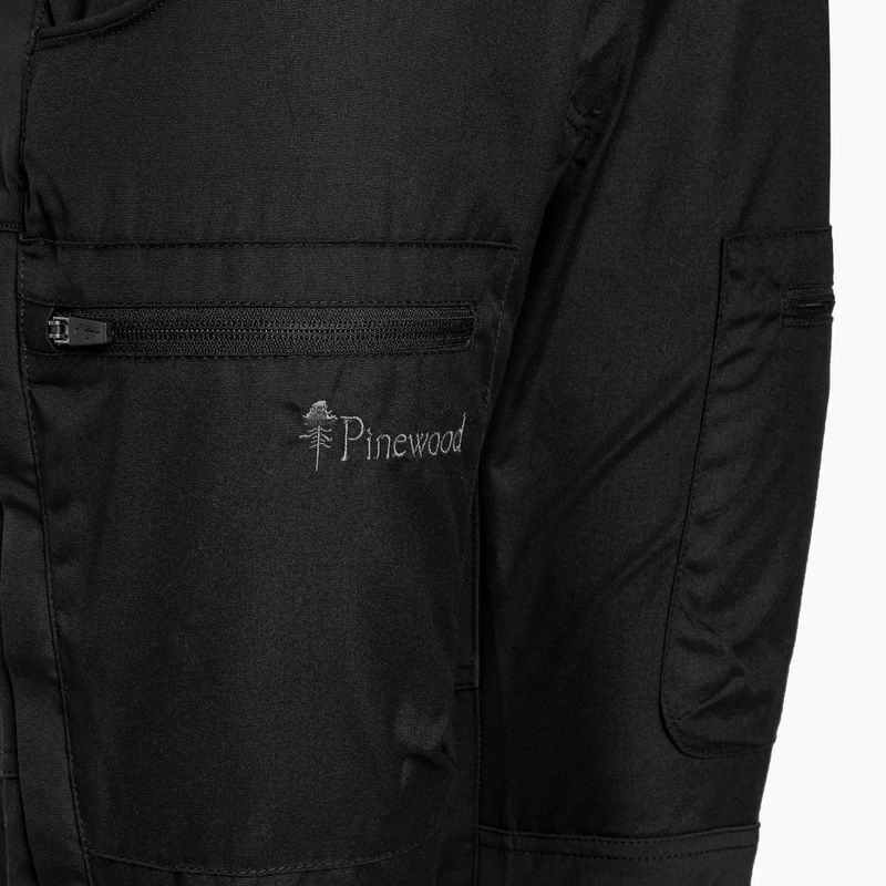 Women's trekking trousers Pinewood Caribou TC black/black 3