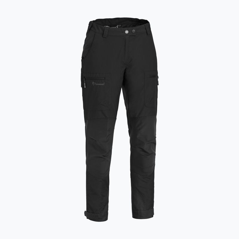 Women's trekking trousers Pinewood Caribou TC black/black 5