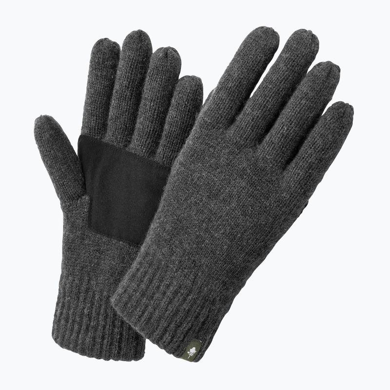 Women's trekking gloves Pinewood Knitted Wool d.anthracite mel