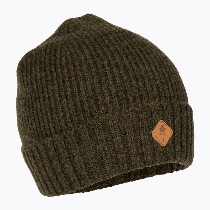 Pinewood Knitted Wool mossgreen mel winter cap 2
