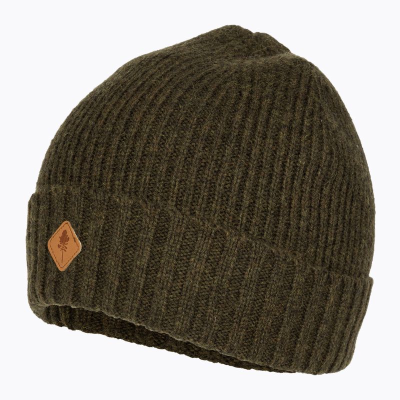 Pinewood Knitted Wool mossgreen mel winter cap 3