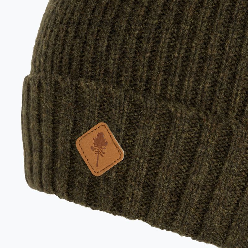 Pinewood Knitted Wool mossgreen mel winter cap 4