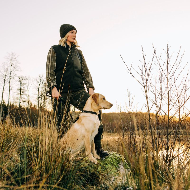 Pinewood Knitted Wool mossgreen mel winter cap 8