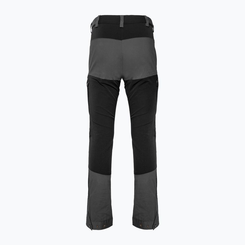 Women's Pinewood Finnveden Hybrid black/d.anthracite membrane trousers 4