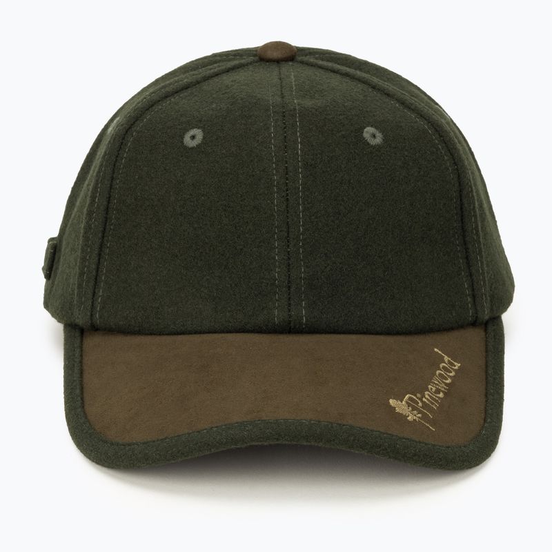 Pinewood Edmonton Exclusive mossgreen/suede brown baseball cap 4