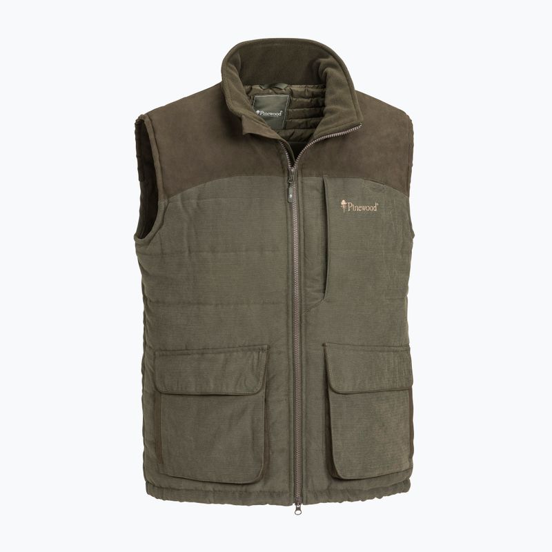 Pinewood men's sleeveless Abisko/Småland suede brown