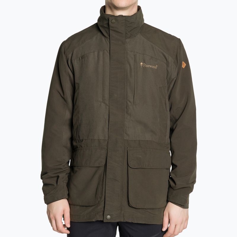 Men's Pinewood Smaland Light suede brown softshell jacket