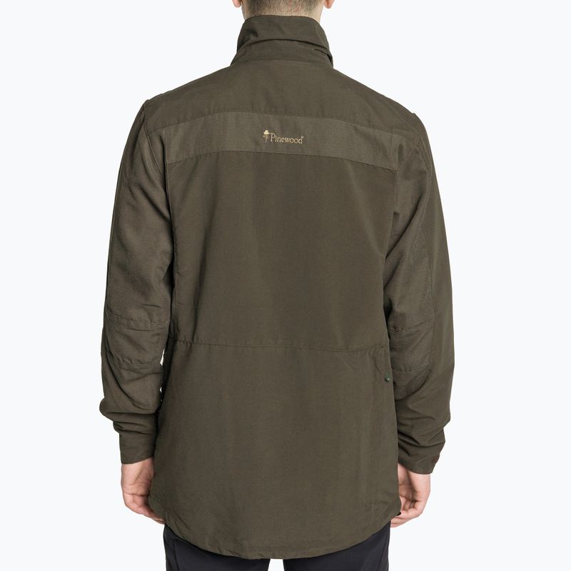 Men's Pinewood Smaland Light suede brown softshell jacket 2