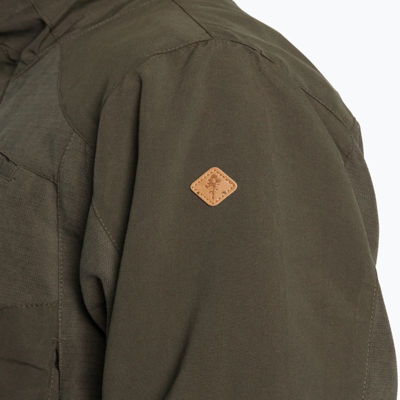 Men's Pinewood Smaland Light suede brown softshell jacket 4