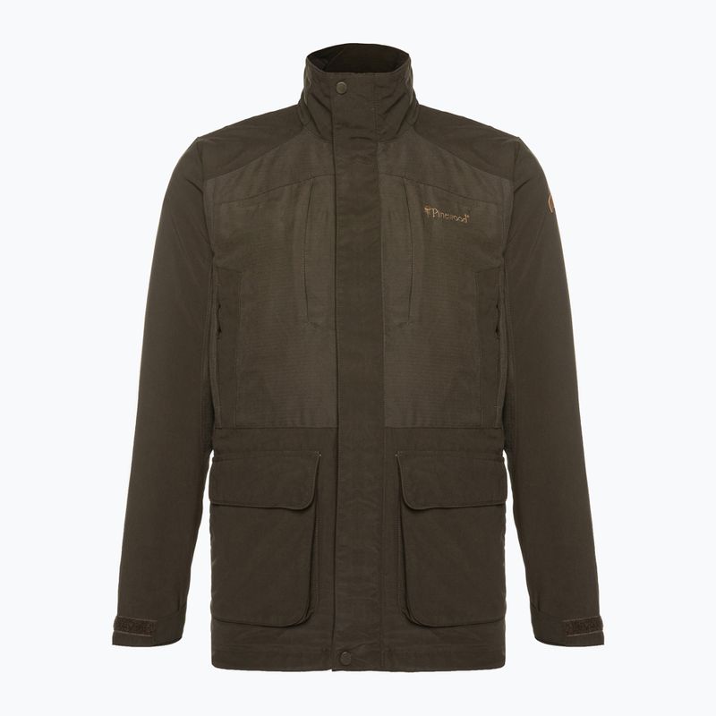 Men's Pinewood Smaland Light suede brown softshell jacket 10