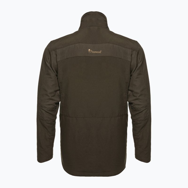 Men's Pinewood Smaland Light suede brown softshell jacket 11