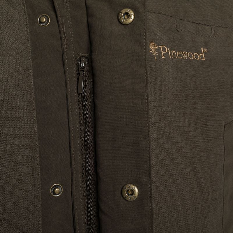 Men's Pinewood Smaland Light suede brown softshell jacket 12