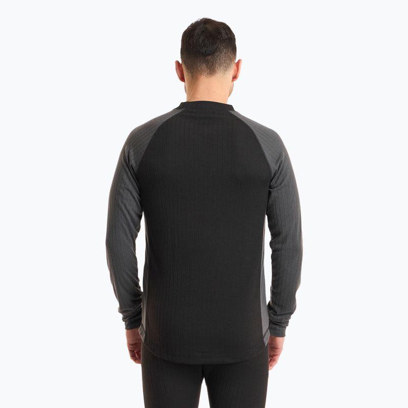 Men's thermal underwear Pinewood Finnveden Base Layer black/dark grey 3