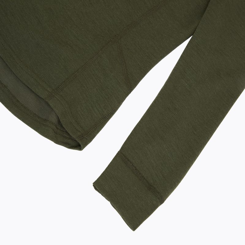 Men's Pinewood Abisko Merino Base Layer Half Zip thermal sweatshirt d.mossgreen 4