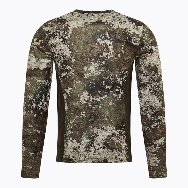 Men's Pinewood Furudal Camou InsectSafe loss/moss green trekking longsleeve 2