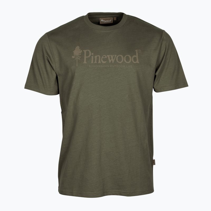 Pinewood Outdoor Life men's t-shirt d.green 3