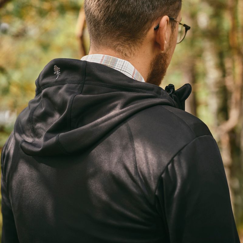 Men's Pinewood Finnveden Hoodie trekking sweatshirt black 5