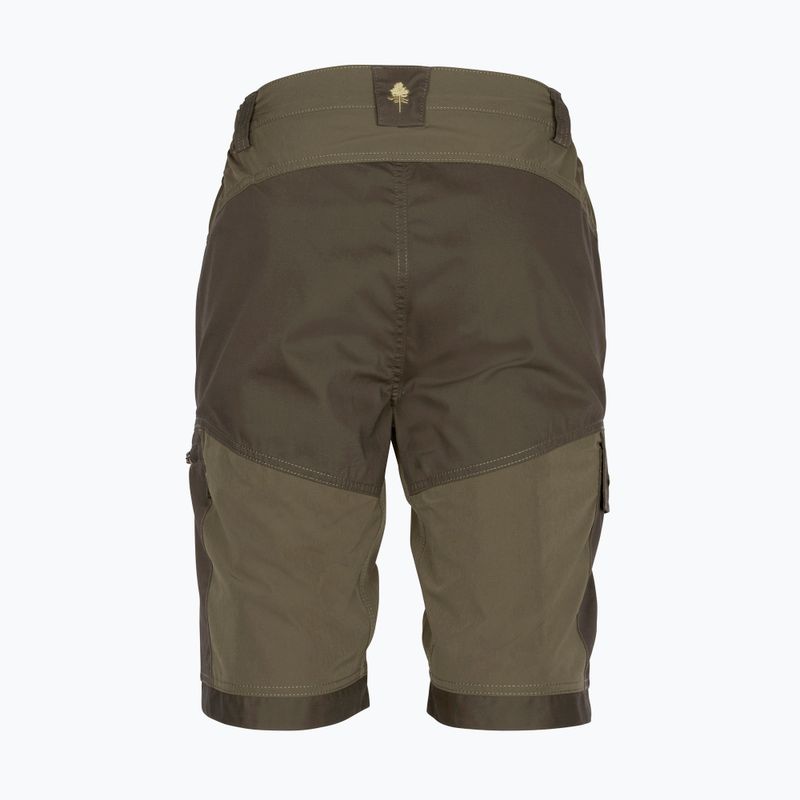 Men's Pinewood Finnveden Trail Hybrid earthbrown/d.olive trekking shorts 7