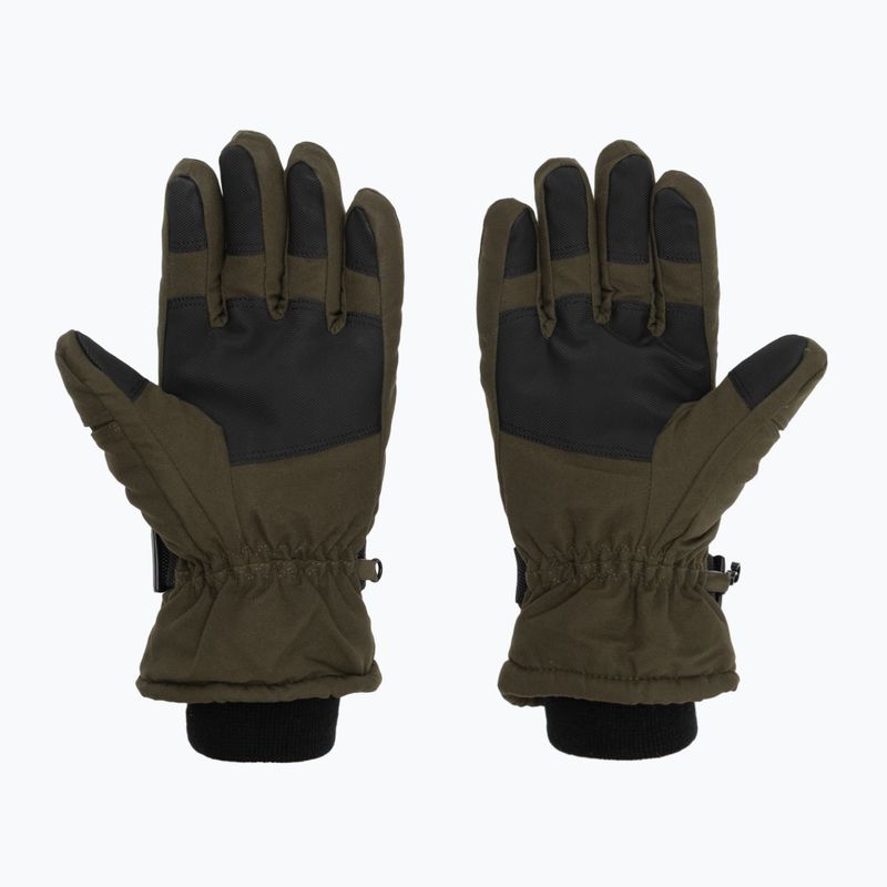 Men's trekking gloves Pinewood Membrane Glove moss green 3