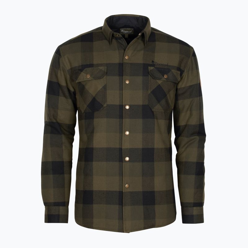 Men's Pinewood Canada Classic 2.0 green/black shirt 5